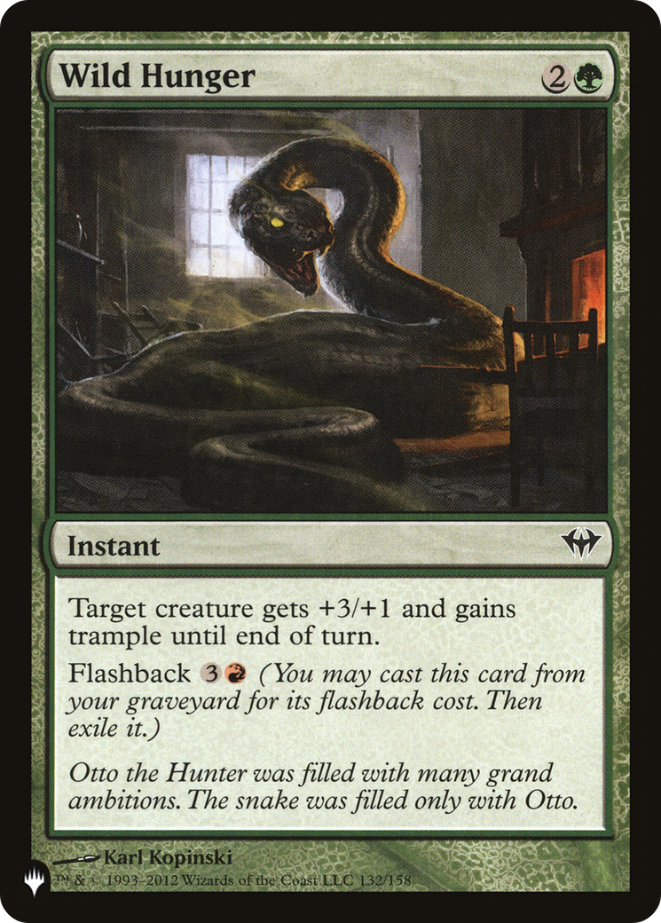 Wild Hunger [The List] - Evolution TCG