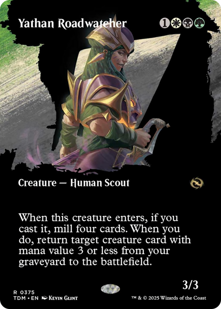 Yathan Roadwatcher (Borderless) [Tarkir: Dragonstorm] - Evolution TCG
