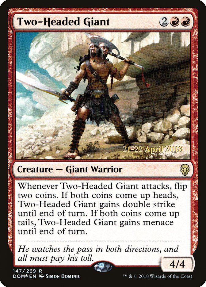 Two-Headed Giant [Dominaria Prerelease Promos] - Evolution TCG