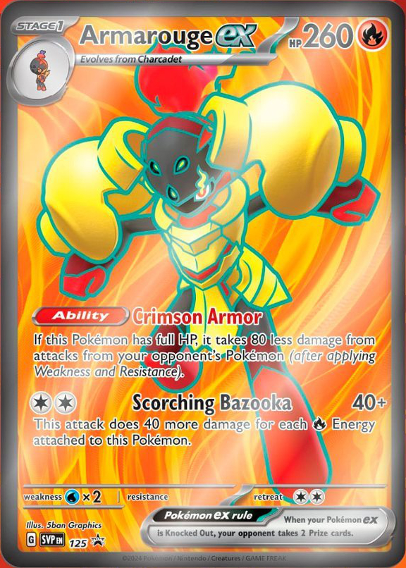 Armarouge ex (125) [Scarlet & Violet: Black Star Promos] - Evolution TCG