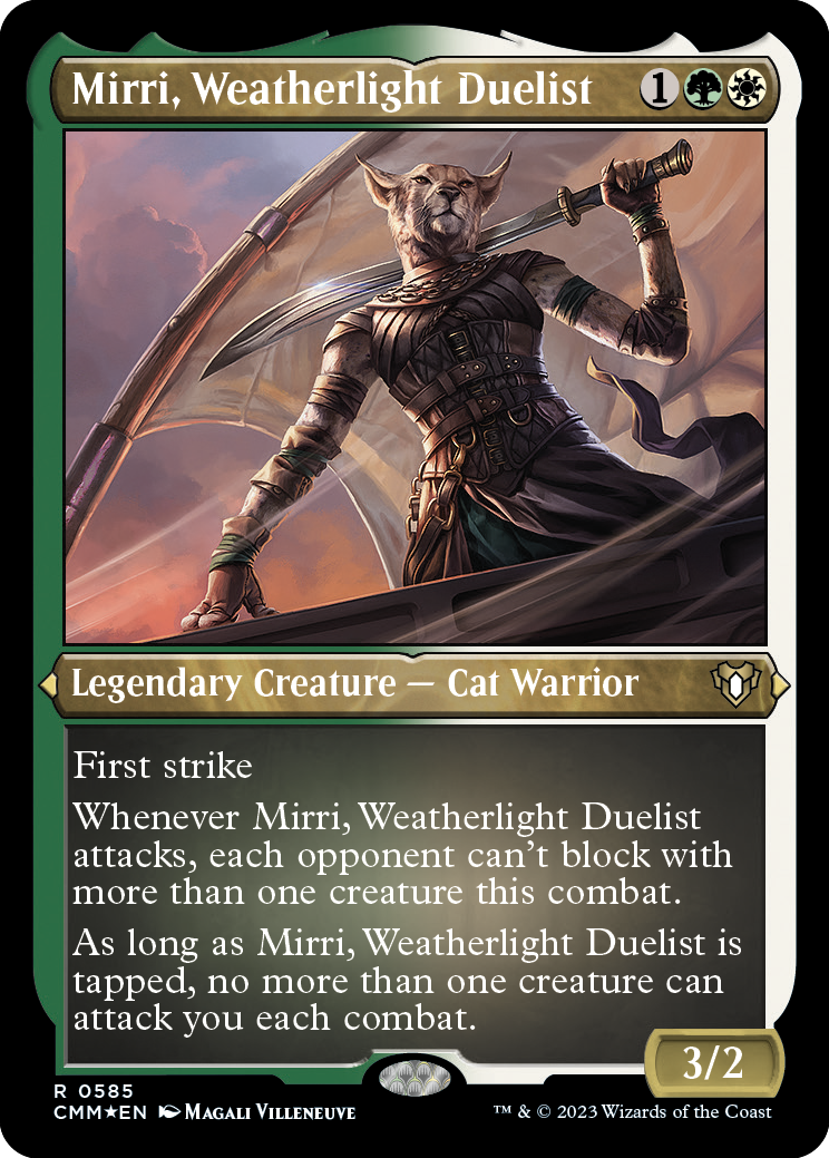 Mirri, Weatherlight Duelist (Foil Etched) [Commander Masters] - Evolution TCG