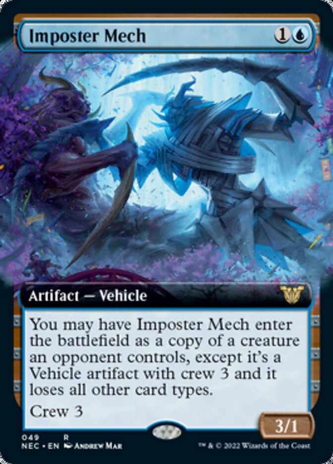 Imposter Mech (Extended Art) [Kamigawa: Neon Dynasty Commander] - Evolution TCG