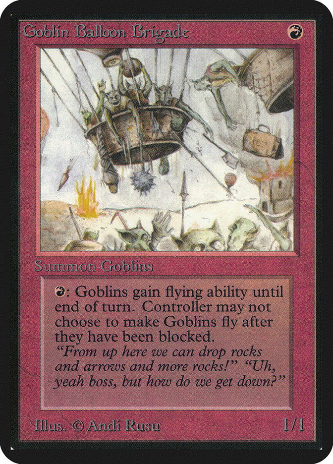 Goblin Balloon Brigade [Alpha Edition] - Evolution TCG