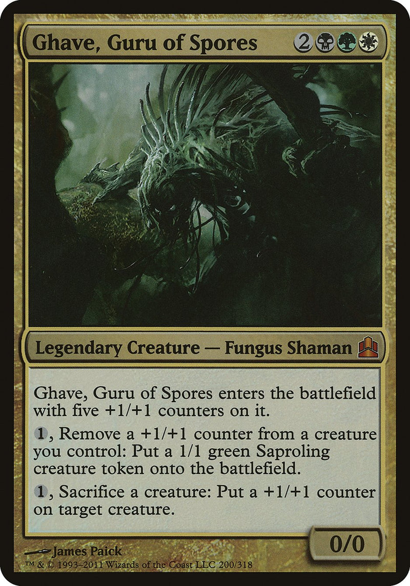 Ghave, Guru of Spores (Oversized) [Commander 2011 Oversized] - Evolution TCG