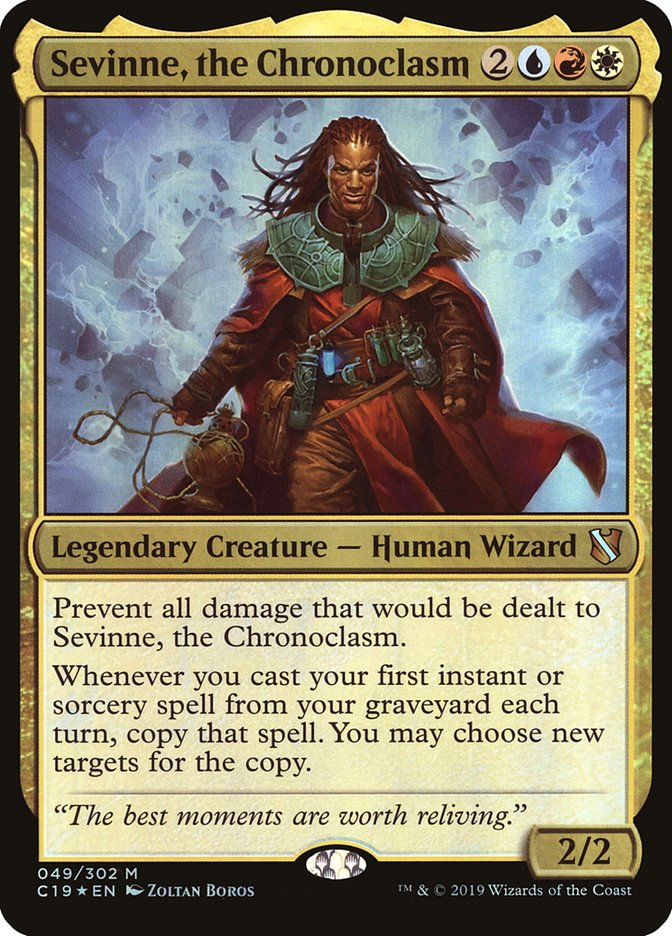 Sevinne, the Chronoclasm (Oversized) [Commander 2019 Oversized] - Evolution TCG