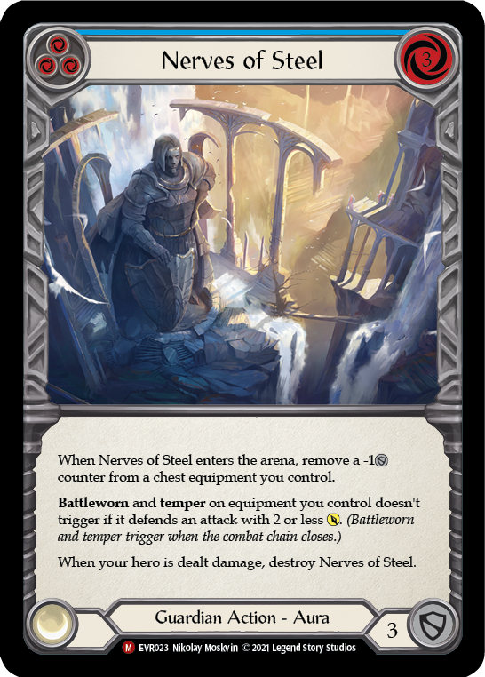 Nerves of Steel [EVR023] (Everfest)  1st Edition Normal - Evolution TCG