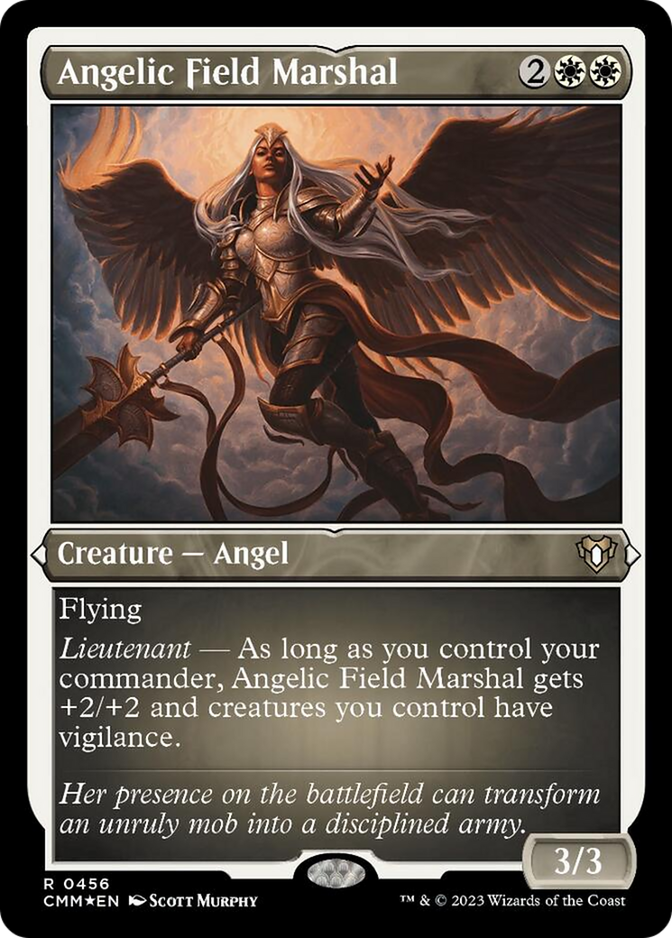 Angelic Field Marshal (Foil Etched) [Commander Masters] - Evolution TCG