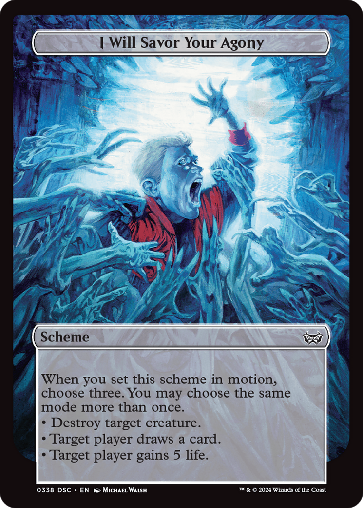 I Will Savor Your Agony (Full Art) [Duskmourn: Archenemy] - Evolution TCG