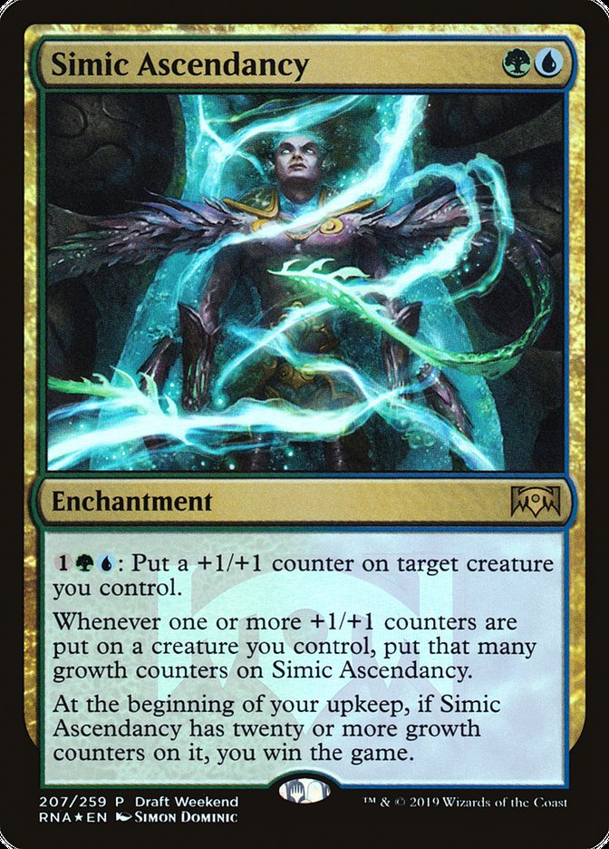 Simic Ascendancy (Draft Weekend) [Ravnica Allegiance Promos] - Evolution TCG