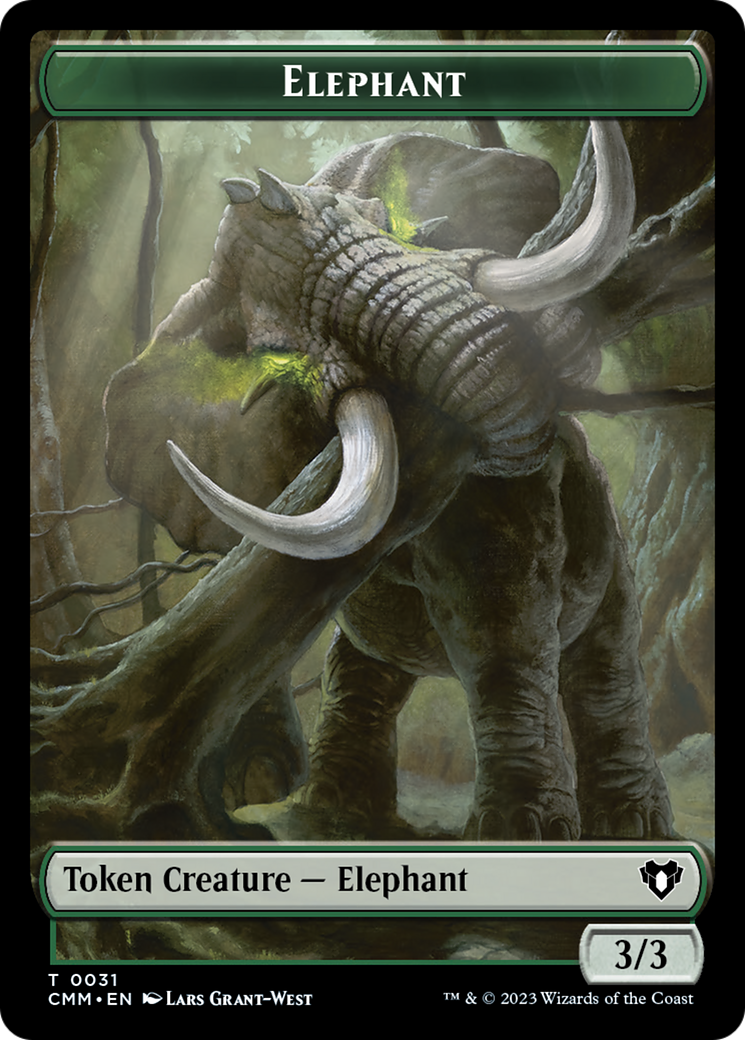 Elephant Token [Commander Masters Tokens] - Evolution TCG