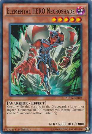 Elemental Hero Necroshade [SDHS-EN010] Common - Evolution TCG