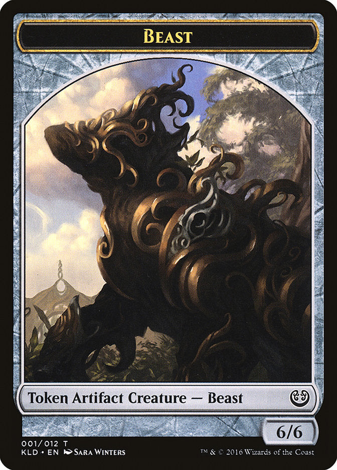 Beast Token [Kaladesh Tokens] - Evolution TCG