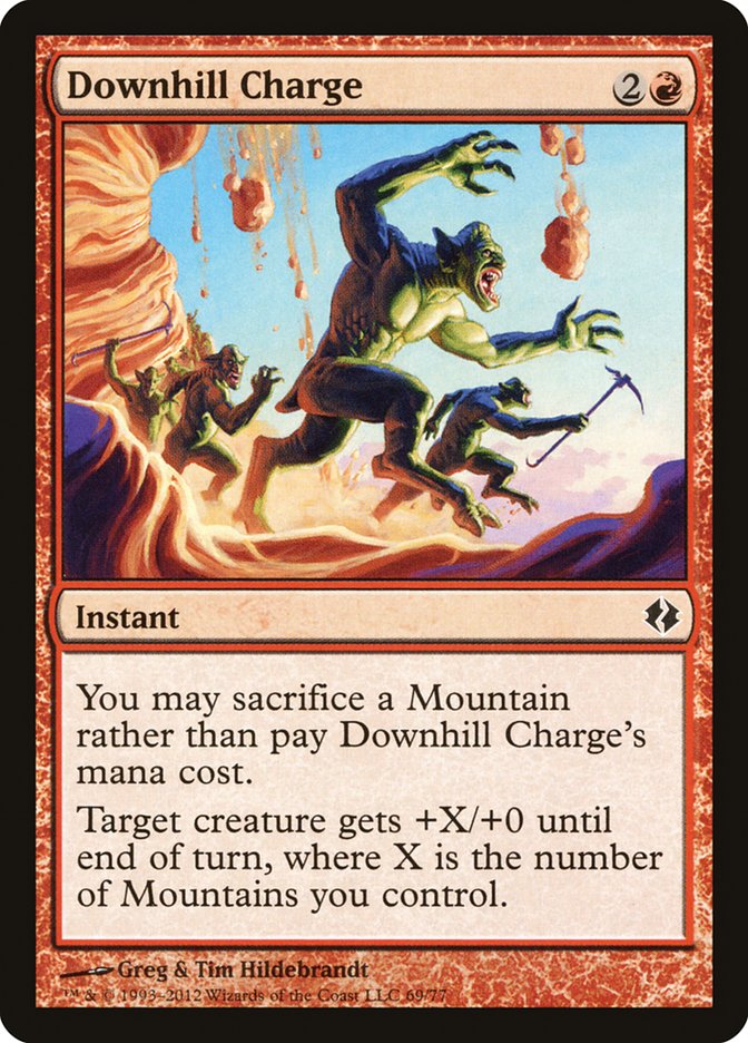 Downhill Charge [Duel Decks: Venser vs. Koth] - Evolution TCG