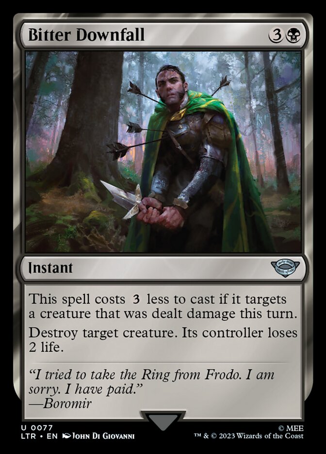 Bitter Downfall [The Lord of the Rings: Tales of Middle-Earth] - Evolution TCG