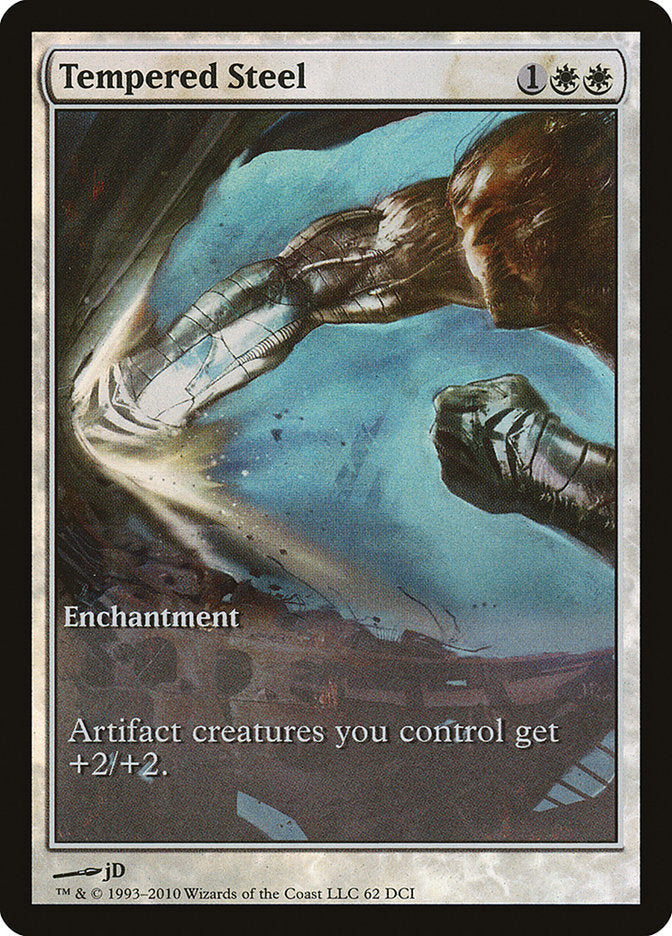Tempered Steel (Game Day) (Extended Art) [Scars of Mirrodin Promos] - Evolution TCG