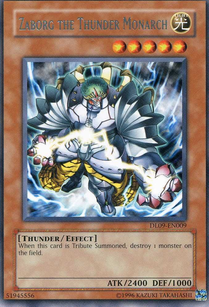 Zaborg the Thunder Monarch (Silver) [DL09-EN009] Rare - Evolution TCG