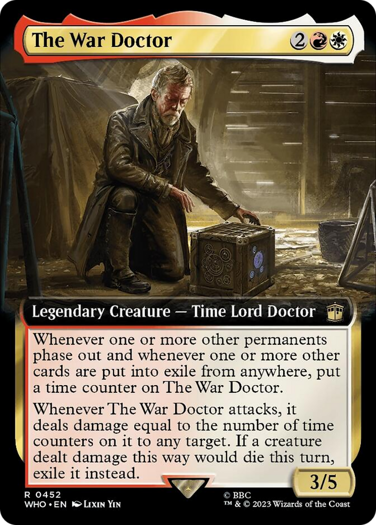 The War Doctor (Extended Art) [Doctor Who] - Evolution TCG