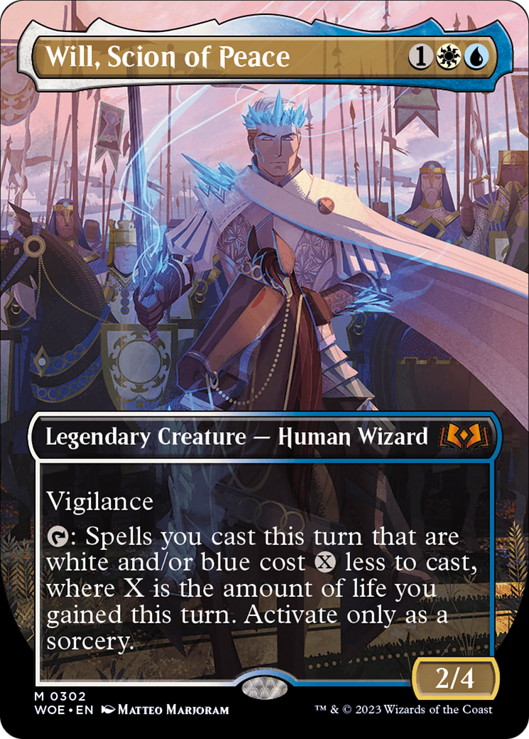 Will, Scion of Peace (Borderless Alternate Art) [Wilds of Eldraine] - Evolution TCG