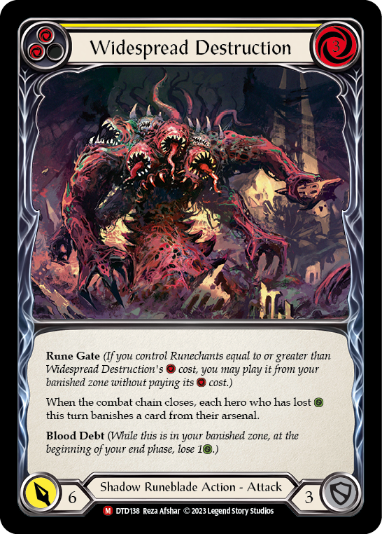 Widespread Destruction [DTD138] (Dusk Till Dawn) - Evolution TCG