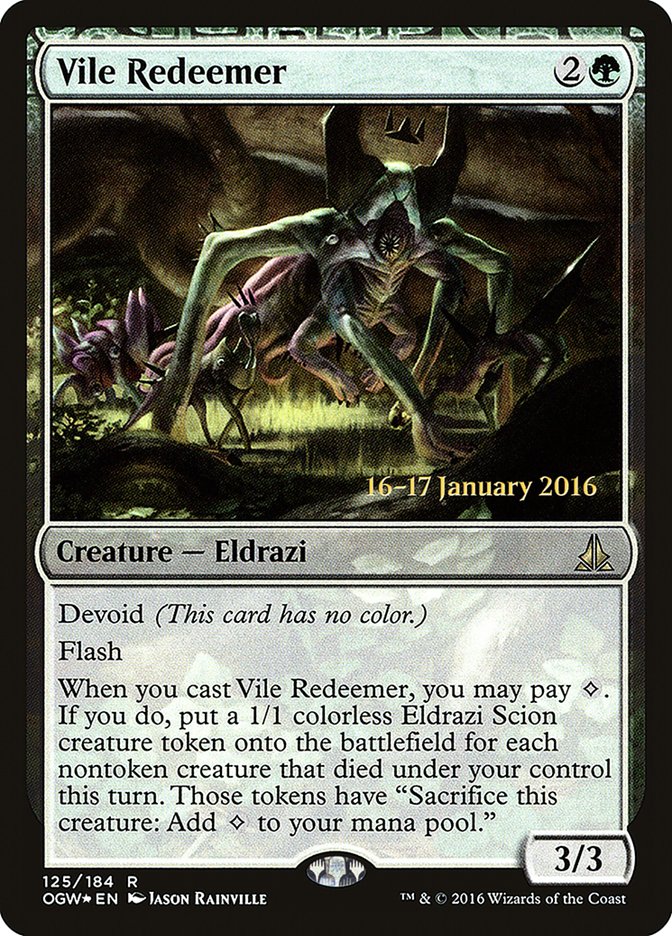 Vile Redeemer [Oath of the Gatewatch Prerelease Promos] - Evolution TCG