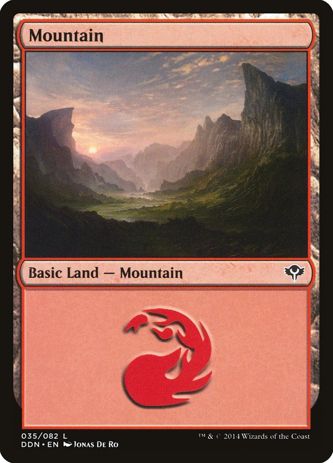 Mountain (35) [Duel Decks: Speed vs. Cunning] - Evolution TCG