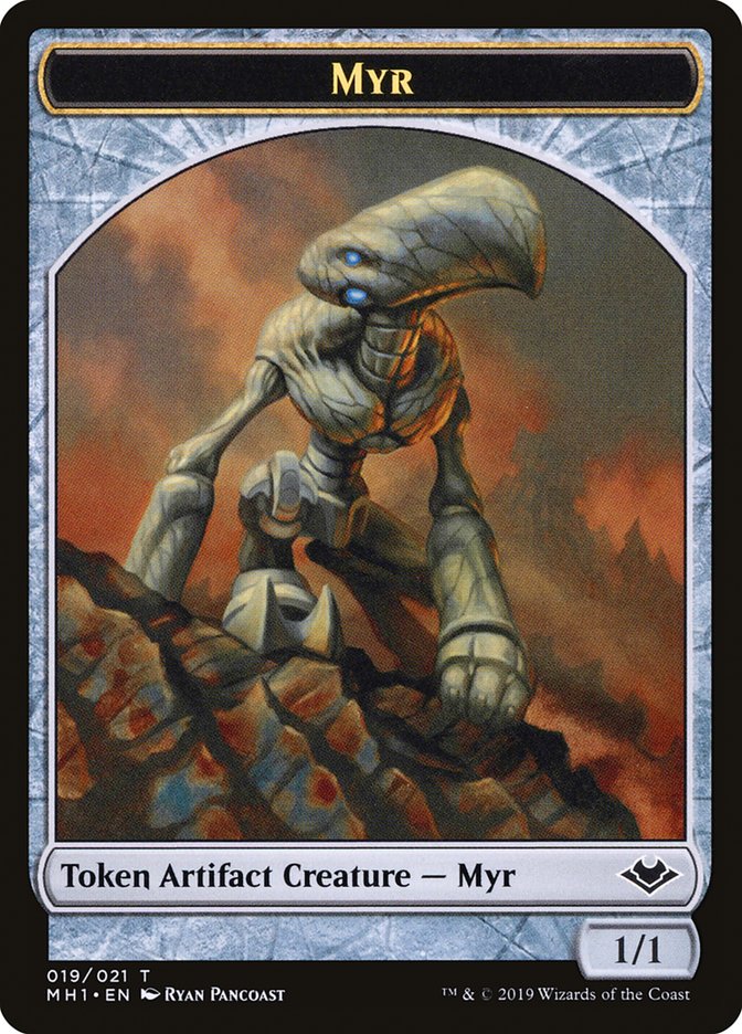 Goblin (010) // Myr (019) Double-Sided Token [Modern Horizons Tokens] - Evolution TCG