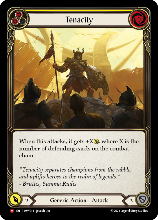 Tenacity [HVY211] (Heavy Hitters)  Rainbow Foil - Evolution TCG