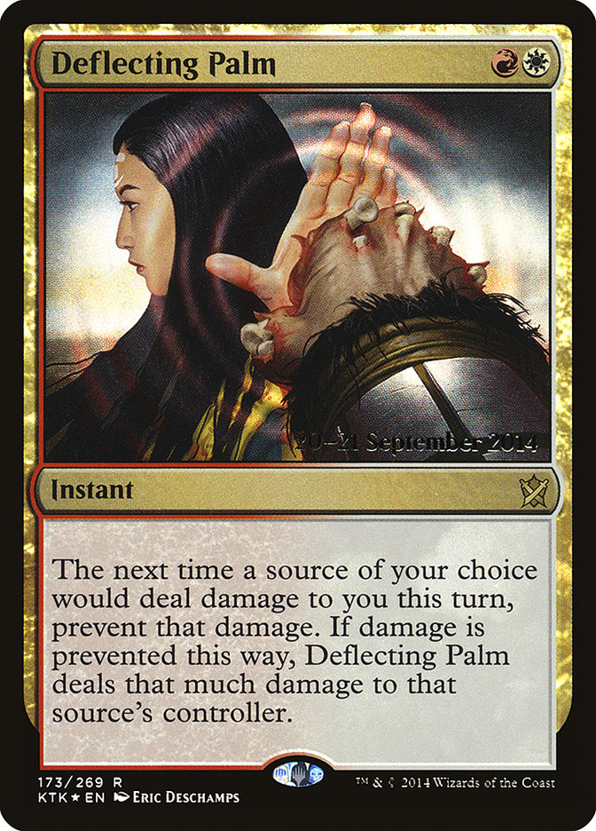 Deflecting Palm [Khans of Tarkir Prerelease Promos] - Evolution TCG