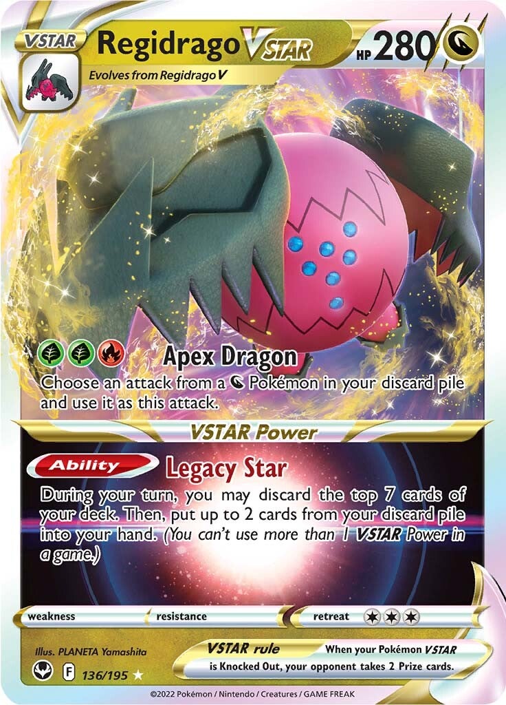 Regidrago VSTAR (136/195) [Sword & Shield: Silver Tempest] - Evolution TCG