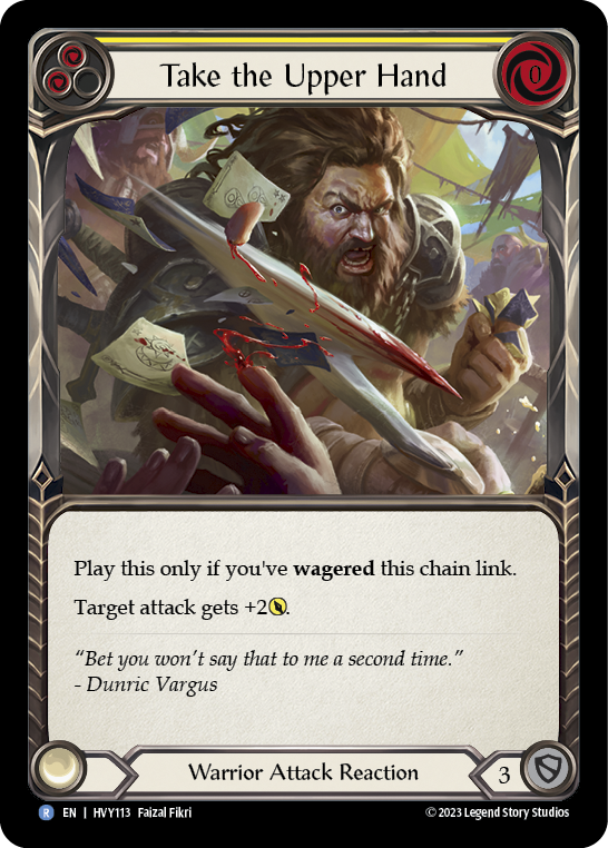 Take the Upper Hand (Yellow) [HVY113] (Heavy Hitters) - Evolution TCG