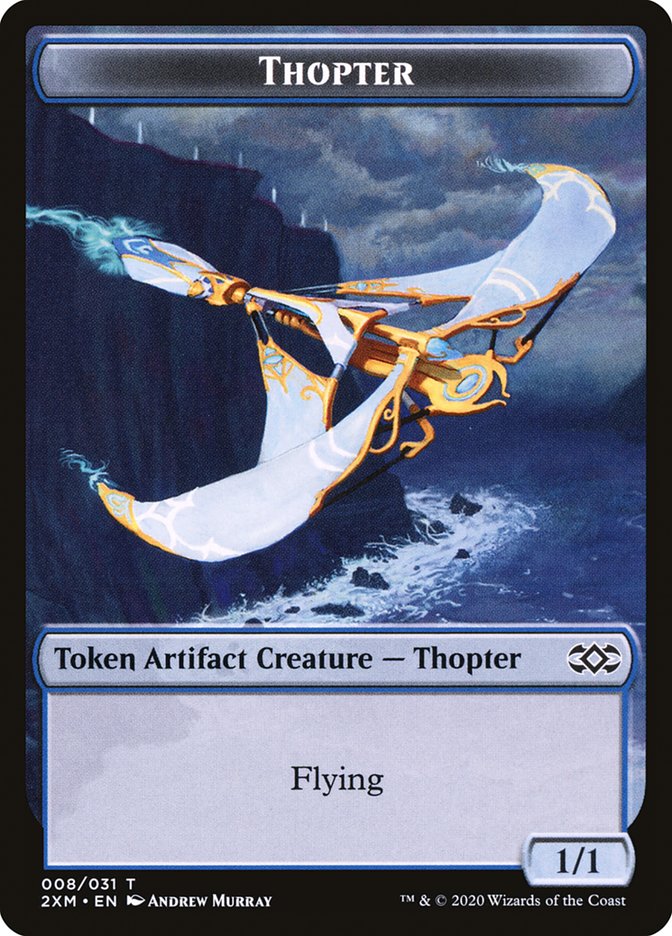 Servo // Thopter (008) Double-Sided Token [Double Masters Tokens] - Evolution TCG