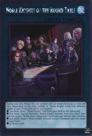 Noble Knights of the Round Table [NKRT-EN018] Platinum Rare - Evolution TCG