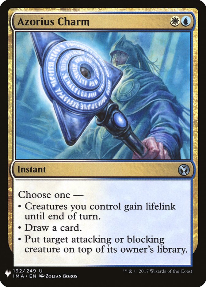 Azorius Charm [Mystery Booster] - Evolution TCG