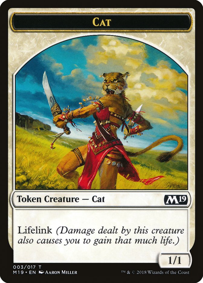 Cat Token [Core Set 2019 Tokens] - Evolution TCG