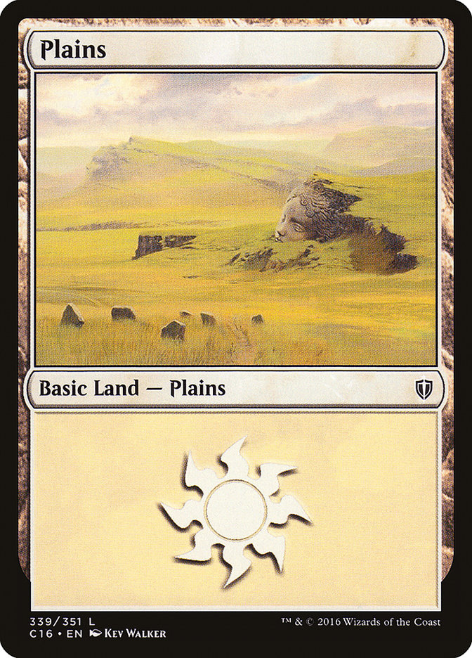 Plains (339) [Commander 2016] - Evolution TCG