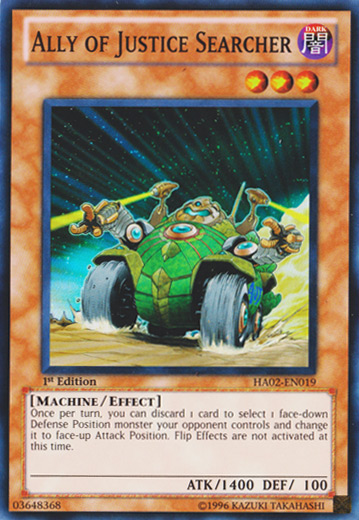 Ally of Justice Searcher [HA02-EN019] Super Rare - Evolution TCG