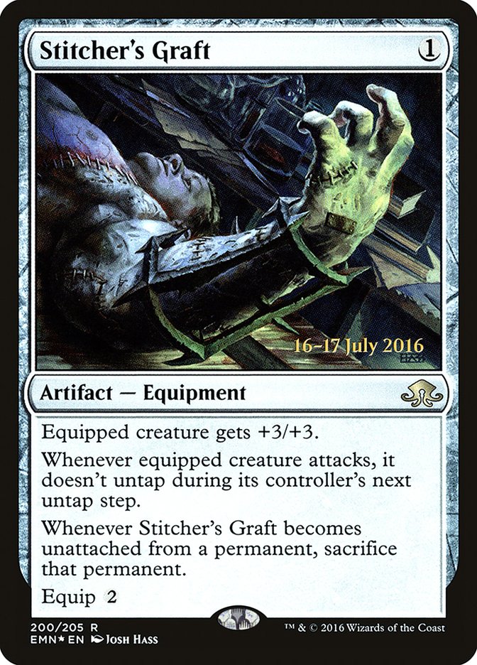 Stitcher's Graft [Eldritch Moon Prerelease Promos] - Evolution TCG