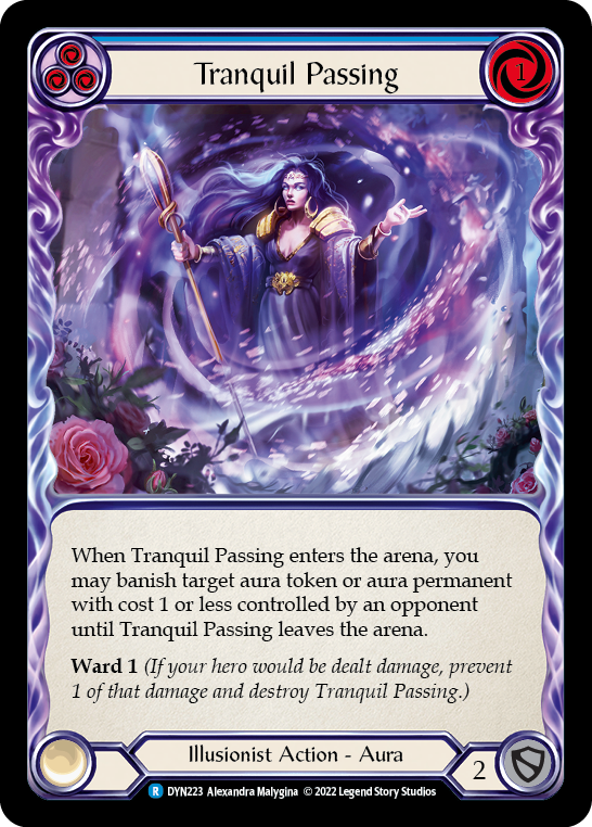 Tranquil Passing (Blue) [DYN223] (Dynasty) - Evolution TCG