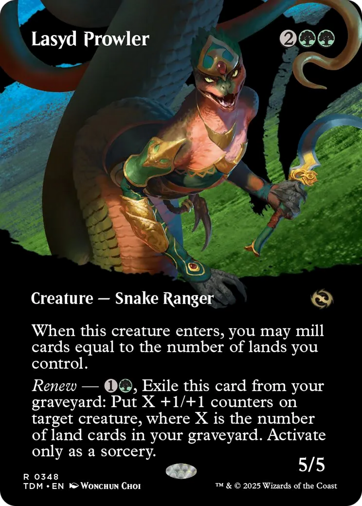 Lasyd Prowler (Borderless) [Tarkir: Dragonstorm] - Evolution TCG