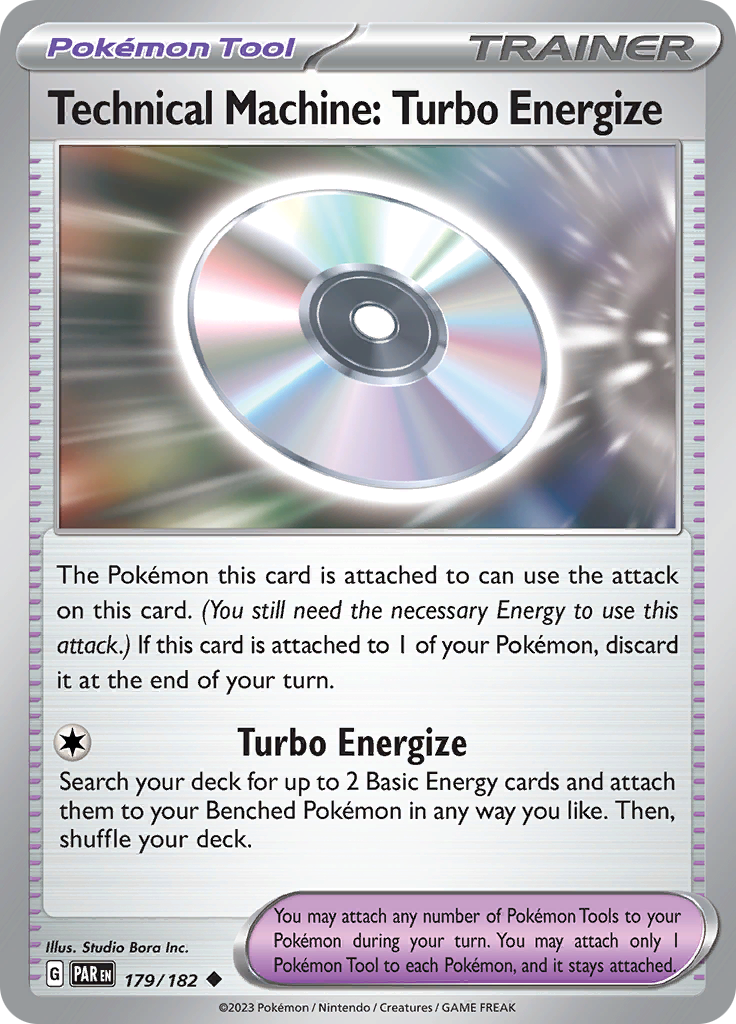 Technical Machine: Turbo Energize (179/182) [Scarlet & Violet: Paradox Rift] - Evolution TCG