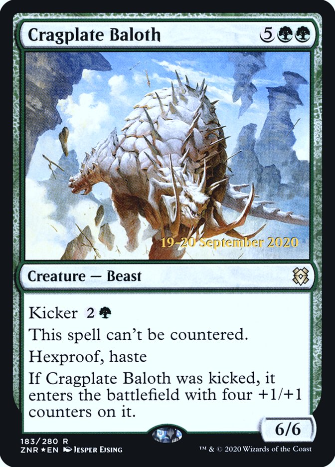 Cragplate Baloth [Zendikar Rising Prerelease Promos] - Evolution TCG