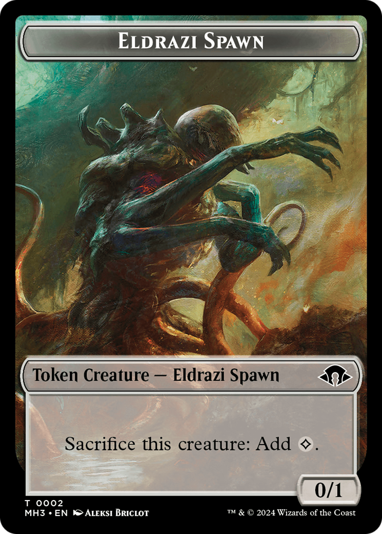 Eldrazi Spawn // Kraken Double-Sided Token [Modern Horizons 3 Tokens] - Evolution TCG