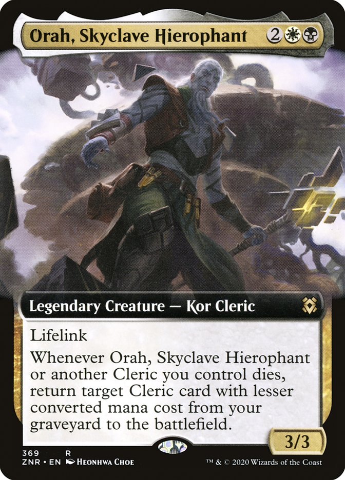 Orah, Skyclave Hierophant (Extended Art) [Zendikar Rising] - Evolution TCG