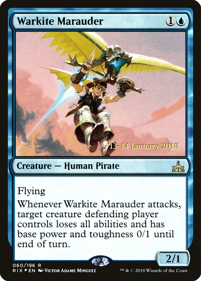 Warkite Marauder [Rivals of Ixalan Prerelease Promos] - Evolution TCG