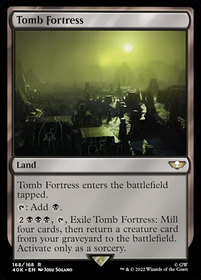 Tomb Fortress (Surge Foil) [Warhammer 40,000] - Evolution TCG