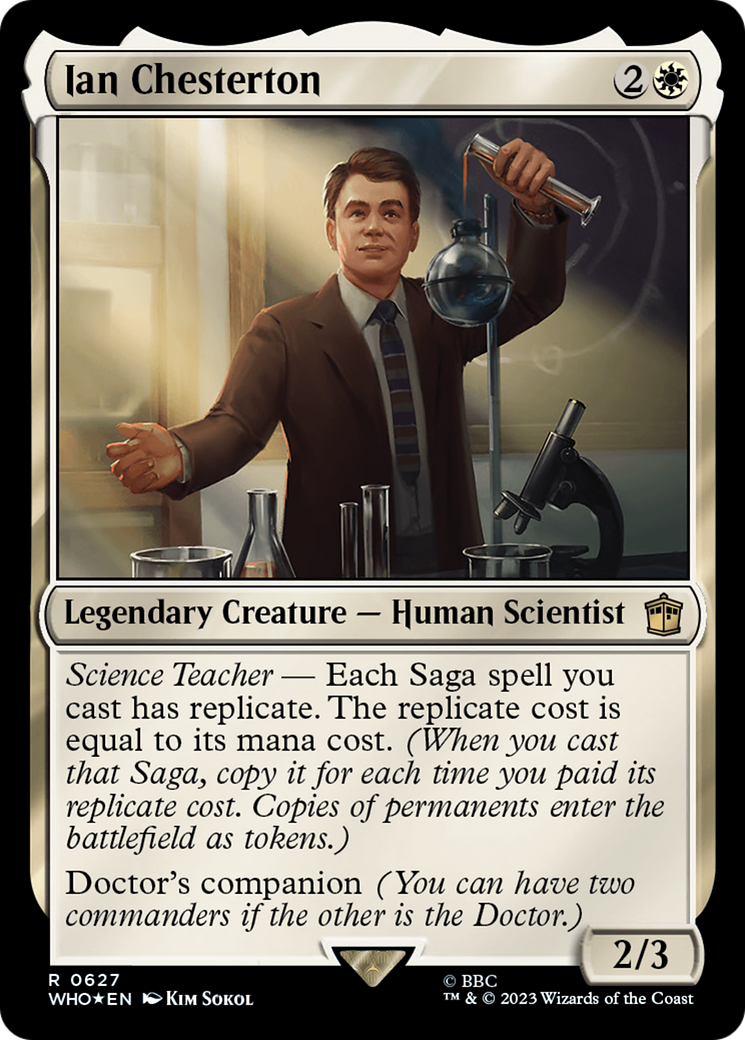 Ian Chesterton (Surge Foil) [Doctor Who] - Evolution TCG