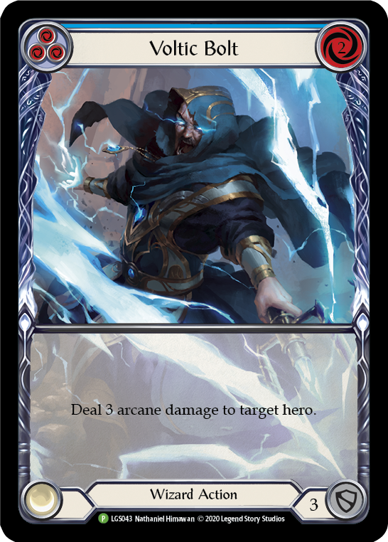 Voltic Bolt (Blue) [LGS043] (Promo)  Rainbow Foil - Evolution TCG
