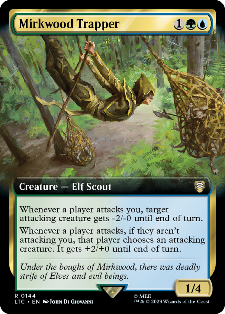 Mirkwood Trapper (Extended Art) [The Lord of the Rings: Tales of Middle-Earth Commander] - Evolution TCG