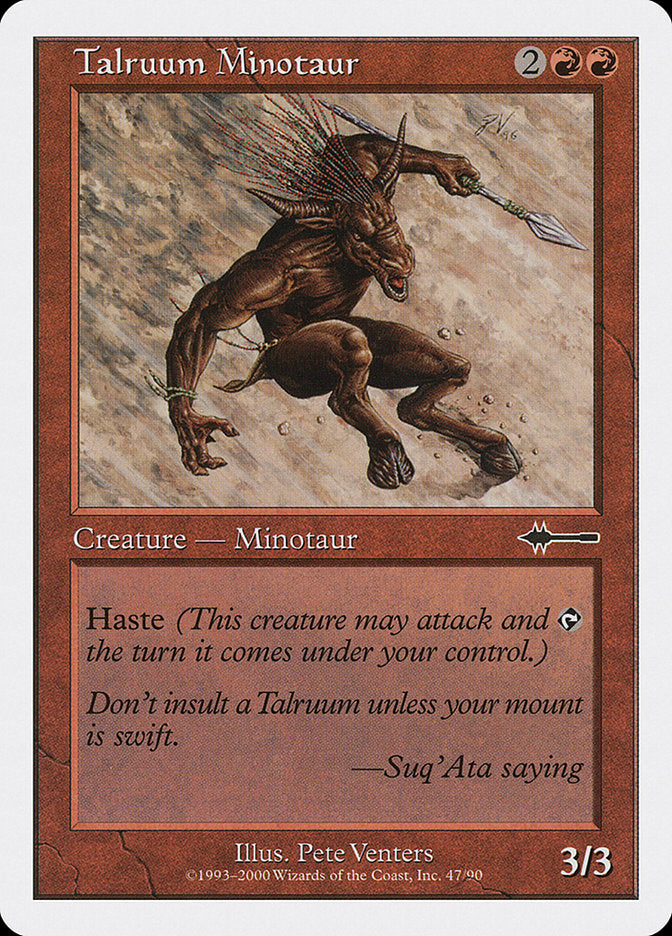 Talruum Minotaur [Beatdown] - Evolution TCG
