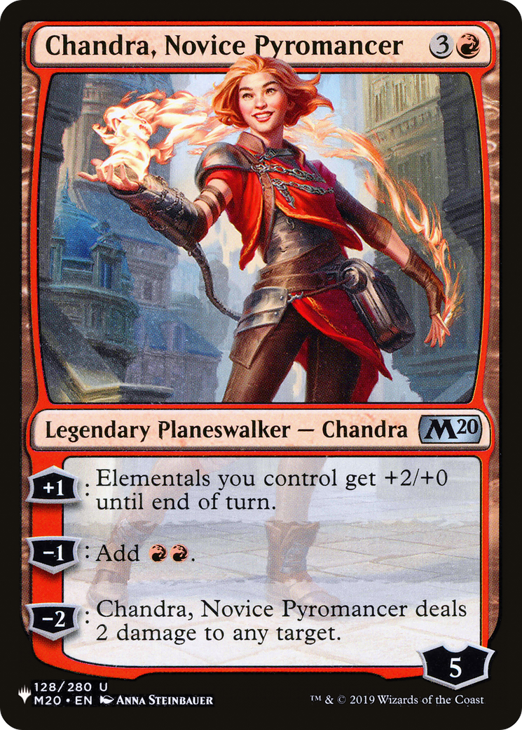 Chandra, Novice Pyromancer [The List] - Evolution TCG